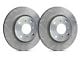 SP Performance Peak Series Slotted Rotors with Silver ZRC Coated; Rear Pair (16-24 Camaro SS w/ 4-Piston Front Calipers)