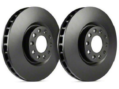 SP Performance Premium Rotors with Black ZRC Coated; Rear Pair (16-24 Camaro SS w/ 4-Piston Front Calipers)