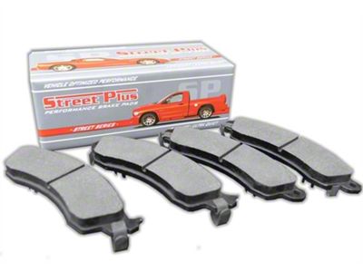 SP Performance Street Plus HP Ceramic Brake Pads; Front Pair (10-15 V6 Camaro)