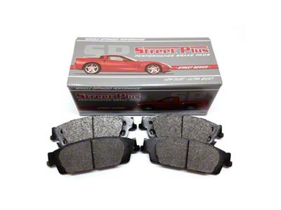 SP Performance Street Plus Semi-Metallic Brake Pads; Front Pair (2018 Camaro LS & LT w/ 4-Piston Front Calipers)