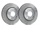 SP Performance Peak Series Slotted Rotors with Silver Zinc Plating; Rear Pair (09-23 Challenger GT, R/T, T/A; 11-23 Challenger SE, SXT w/ Dual Piston Front Calipers)