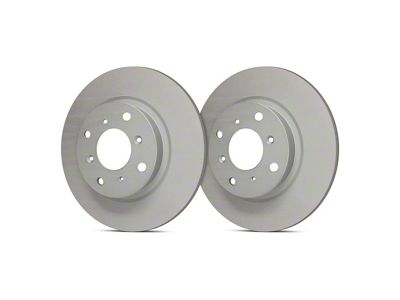 SP Performance Premium Rotors with Silver Zinc Plating; Rear Pair (09-10 Challenger SE; 11-23 Challenger SE, SXT w/ Single Piston Front Calipers)