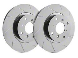 SP Performance Slotted Rotors with Gray ZRC Coating; Front Pair (08-14 Challenger SRT8; 15-16 Challenger Scat Pack; 2017 Challenger R/T 392; 18-23 Challenger w/ 4-Piston Front Calipers)