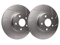 SP Performance Slotted Rotors with Silver Zinc Plating; Front Pair (08-14 Challenger SRT8; 15-16 Challenger Scat Pack; 2017 Challenger R/T 392; 18-23 Challenger w/ 4-Piston Front Calipers)