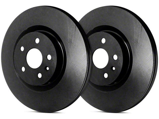 SP Performance Premium Rotors with Black ZRC Coated; Rear Pair (06-17 5.7L HEMI, 3.5L RWD & 3.6L RWD Charger w/ 13.70-Inch Vented Rear Rotors; 15-23 Charger Pursuit)