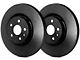 SP Performance Premium Rotors with Black ZRC Coated; Rear Pair (06-17 5.7L HEMI, 3.5L RWD & 3.6L RWD Charger w/ 13.70-Inch Vented Rear Rotors; 15-23 Charger Pursuit)