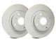 SP Performance Premium Rotors with Silver Zinc Plating; Rear Pair (06-23 V6 Charger w/ Single Piston Front Calipers)