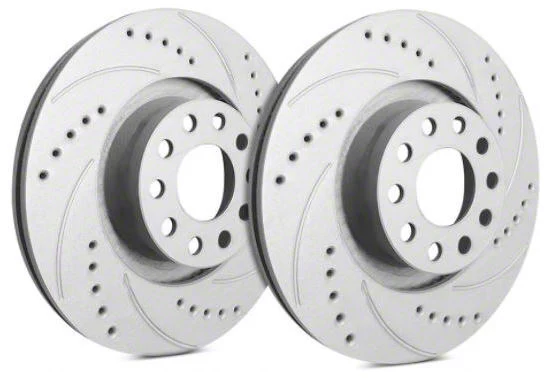 StopTech 97-10 Chevy Corvette Slotted & Drilled Rear Right Rotor main image 1