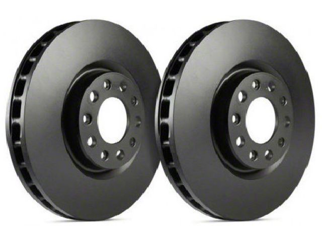 SP Performance Premium Rotors with Black ZRC Coated; Front Pair (15-23 Mustang GT w/o Performance Pack, EcoBoost w/ Performance Pack)