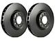 SP Performance Premium Rotors with Black ZRC Coated; Front Pair (05-10 Mustang V6)