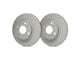 SP Performance Premium Rotors with Silver ZRC Coated; Front Pair (1979 5.0L Mustang; 82-83 Mustang; 84-86 5.0L Mustang; 87-93 2.3L Mustang)