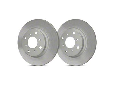 SP Performance Premium Rotors with Silver ZRC Coated; Rear Pair (94-04 Mustang GT, V6)