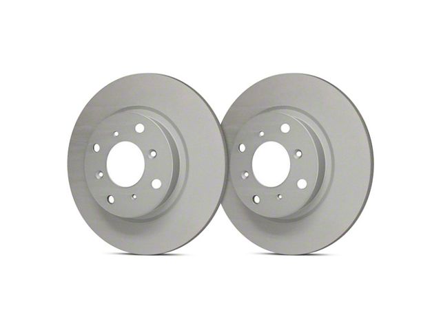 SP Performance Premium Rotors with Silver ZRC Coated; Rear Pair (84-86 Mustang SVO)