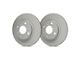 SP Performance Premium Rotors with Silver ZRC Coated; Rear Pair (84-86 Mustang SVO)