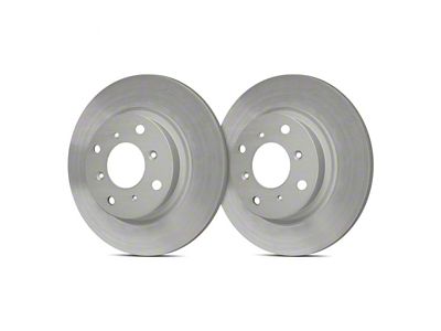 SP Performance Premium Rotors with Silver ZRC Coated; Rear Pair (90-93 5.0L Mustang)