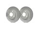 SP Performance Premium Rotors with Silver ZRC Coated; Rear Pair (90-93 5.0L Mustang)