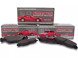 SP Performance Street Plus Semi-Metallic Brake Pads; Rear Pair (05-10 Mustang; 2011 Mustang GT500; 12-13 Mustang BOSS 302)