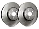 SP Performance Slotted Rotors with Silver ZRC Coated; Rear Pair (94-04 Mustang GT, V6)