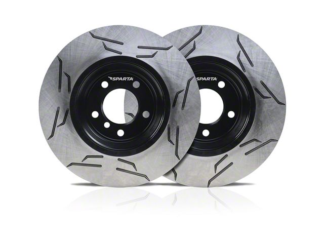 Sparta Evolution GP1 OE Replacement Rotors; Front (08-14 Challenger SRT8; 15-16 Challenger SRT; 17-22 Challenger w/ 4-Piston Front Calipers)