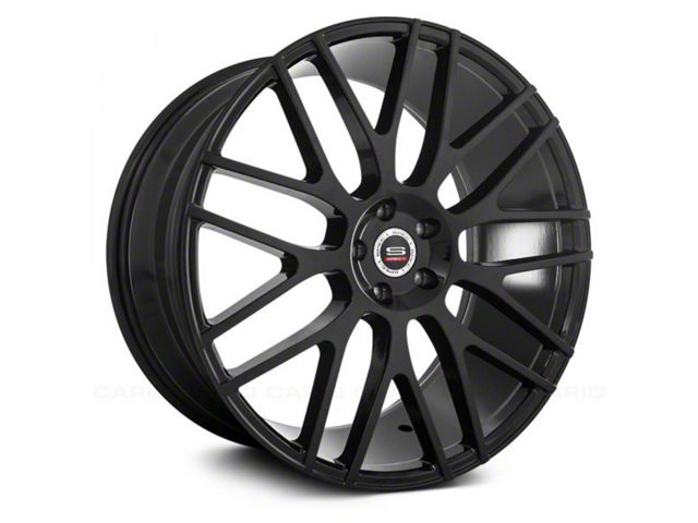 Spec-1 SPL-001 Gloss Black Wheel; Rear Only; 20x10 (06-10 RWD Charger)