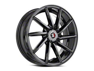 Spec-1 SP-74 Gloss Black Wheel; 16x6; 35mm Offset (79-93 Mustang w/ 5-Lug Conversion)