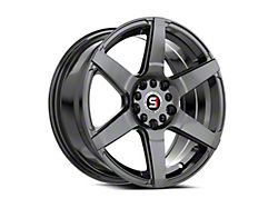Spec-1 SPT-34 Gloss Black Wheel; 16x7; 30mm Offset (79-93 Mustang w/ 5-Lug Conversion)