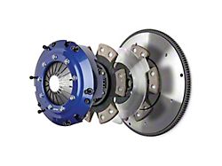 Spec P-Trim Super Twin Carbon Clutch Kit with Flywheel; 23-Spline (11-17 Mustang GT)