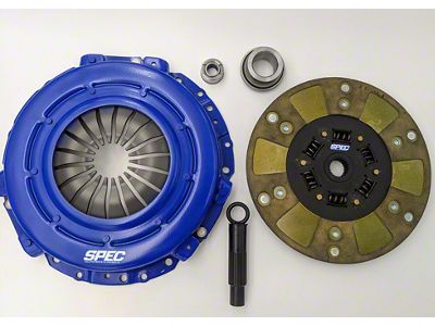 Spec SS-Trim Super Twin Carbon/Kevlar Clutch Kit with Flywheel; 10-Spline (Late 01-04 Mustang GT)