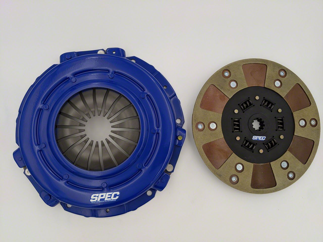 Spec Mustang Stage 2+ Carbon Clutch Kit; 10 Spline SF143H (9404