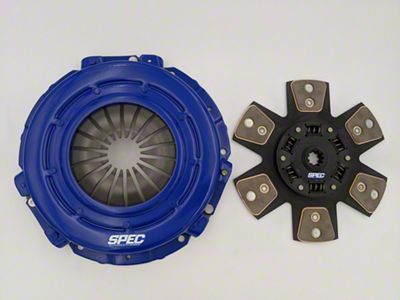 Spec Stage 3 Carbon Clutch Kit; 10-Spline (94-04 Mustang V6)