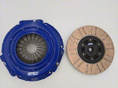 Spec Stage 3+ Carbon Clutch Kit; 10-Spline (94-04 Mustang V6)