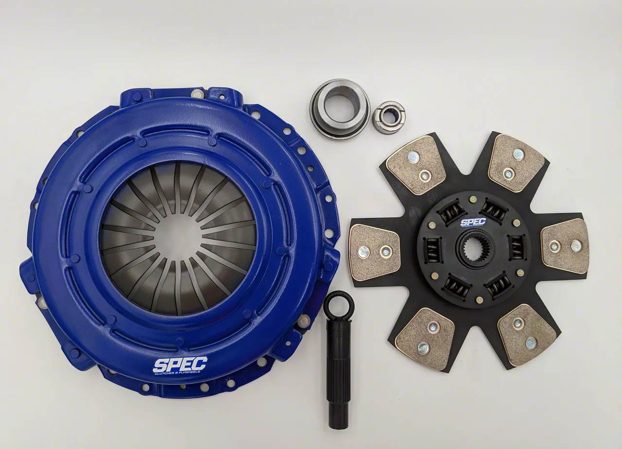 Spec Mustang Stage 3 Carbon Clutch Kit; 10 Spline SF873 (Late 0104