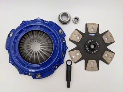 Spec Stage 4 Carbon Clutch Kit; 10-Spline (86-Mid 01 Mustang GT; 93-98 Mustang Cobra)