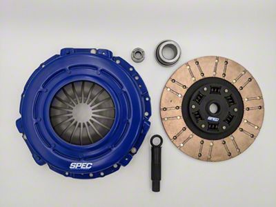 Spec ST-Trim Super Twin Carbon Clutch Kit with 6-Bolt Flywheel; 10-Spline (Late 01-04 Mustang GT)