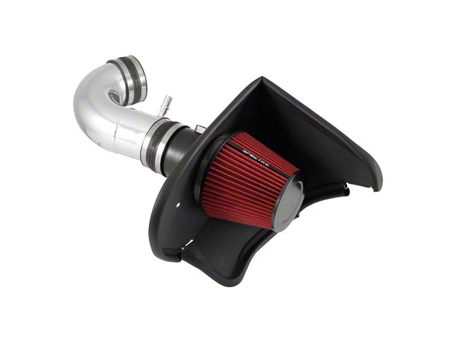 Spectre Performance Cold Air Intake with Red Filter; Polished (16-19 Camaro SS)