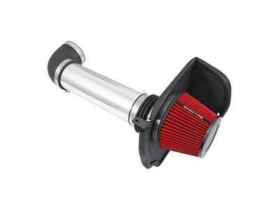 Spectre Performance Cold Air Intake with Red Filter; Polished (11-23 5.7L HEMI Challenger)