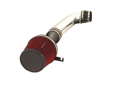 Spectre Performance Cold Air Intake with Red Filter; Polished (96-04 Mustang GT)