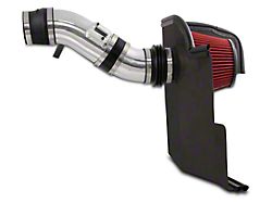 Spectre Performance Cold Air Intake with Red Filter; Polished (11-14 Mustang V6)
