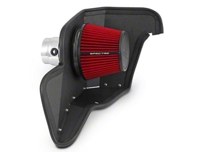 Spectre Performance Cold Air Intake; Polished (15-17 Mustang EcoBoost)