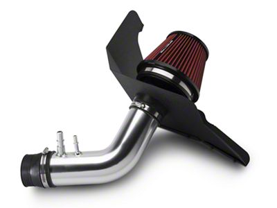 Spectre Performance Cold Air Intake with Red Filter; Polished (15-17 Mustang V6)