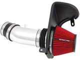 Spectre Performance Cold Air Intake with Red Filter; Polished (11-23 6.4L HEMI Challenger w/o Shaker Hood)