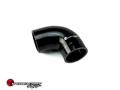SpeedFactory Racing Silicone 90-Degree Elbow Coupler; 3-Inch; Black