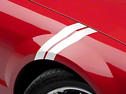 SpeedForm Hash Marks; White; Right Side (05-09 Mustang)