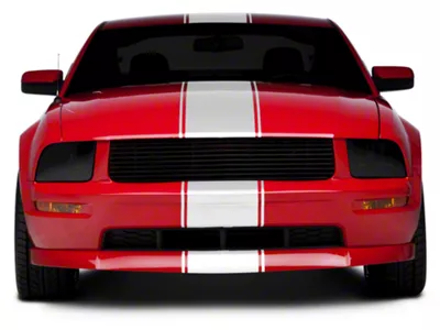 SpeedForm Super Snake Style Stripes; White (05-09 Mustang)