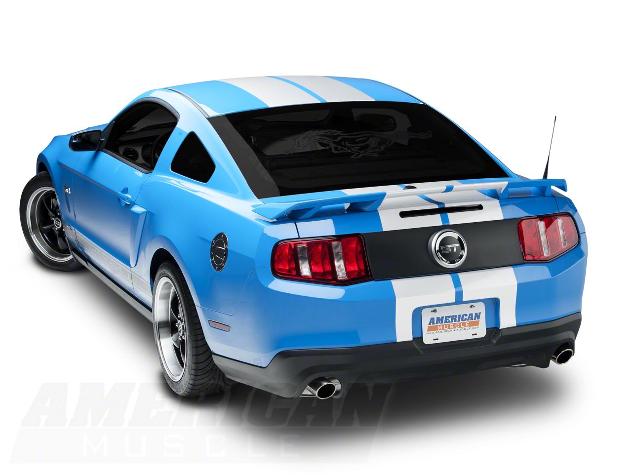 SpeedForm Mustang GT500 Style Stripes; White; 10-Inch 434443