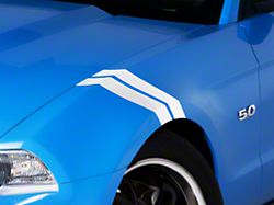 SpeedForm Hash Marks; White; Left Side (10-14 Mustang)