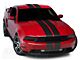SpeedForm Lemans Stripes; Matte Black; 8-Inch (10-14 Mustang)