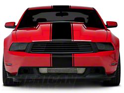 SpeedForm Super Snake Style Stripes; Gloss Black (10-14 Mustang)