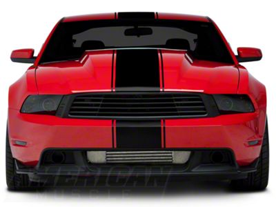 SpeedForm Super Snake Style Stripes; Gloss Black (10-14 Mustang)