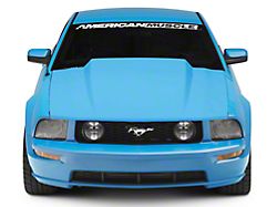 SpeedForm 3-Inch Cowl Hood; Unpainted (05-09 Mustang GT, V6)